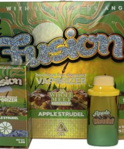 apple strudel whole melts x fusion – 2g hybrid disposable vape