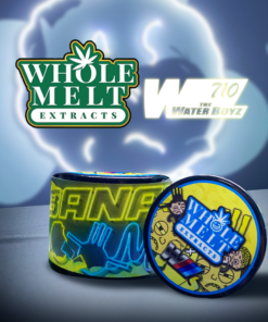 whole melt extracts x the water boyz – banana milk live rosin – 2gm