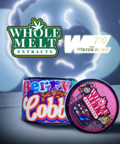 whole melt extracts x the water boyz – berry cobbler live rosin – 2gm