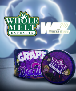whole melt extracts x the water boyz – grape death star live rosin – 2gm