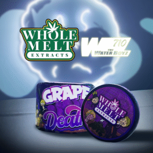 whole melt extracts x the water boyz – grape death star live rosin – 2gm