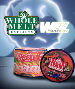 whole melt extracts x the water boyz – peach paradise live rosin – 2gm