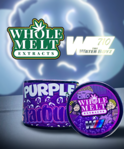whole melt extracts x the water boyz – purple starburst live rosin – 2gm