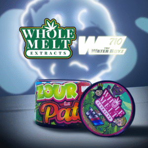 whole melt extracts x the water boyz – zour patch live rosin – 2gm