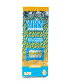banana taffy whole melts disposable – indica