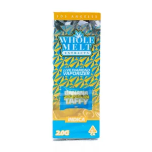 Home banana taffy whole melts disposable – indica