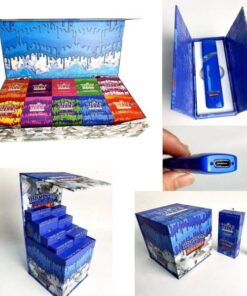 blue whole melts master box | 100 disposable vapes – 10 flavors