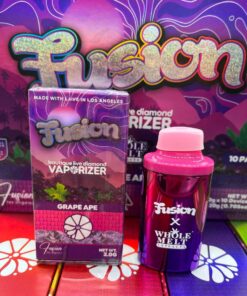 grape ape whole melts x fusion – 2g indica disposable vape