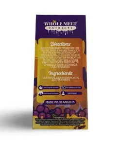 grape gasoline whole melts disposable – indica