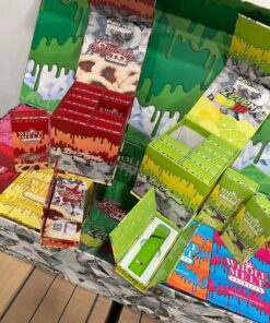 green whole melts master box | 100 disposable vapes – 10 flavors