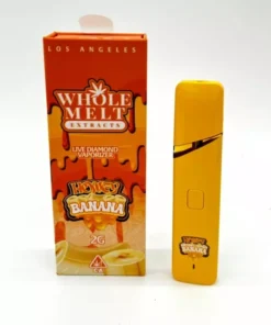 honey banana whole melts disposable – sativa