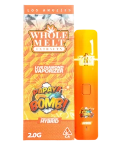 papaya bomb whole melts disposable – hybrid