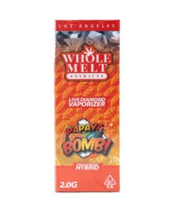 papaya bomb whole melts disposable – hybrid