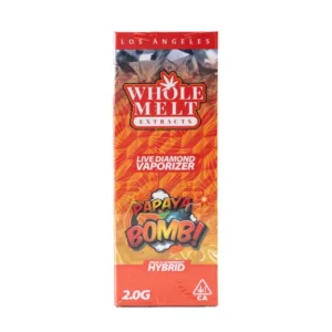 papaya bomb whole melts disposable – hybrid