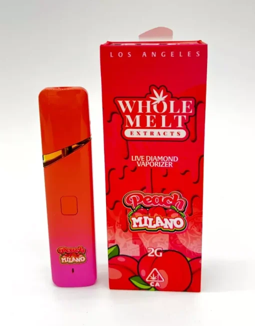 peach milano whole melts disposable – hybrid peach milano whole melts disposable – hybrid