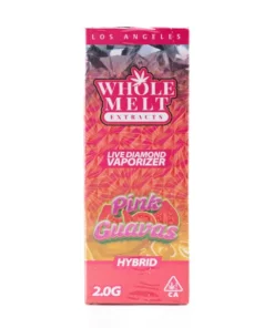 pink guavas whole melts disposable – hybrid