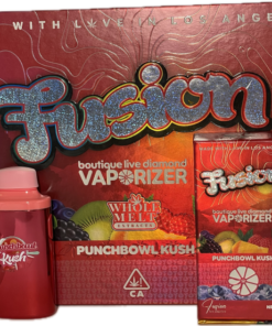 punchbowl kush whole melts x fusion – 2g hybrid disposable vape