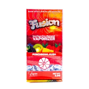 punchbowl kush whole melts x fusion – 2g hybrid disposable vape
