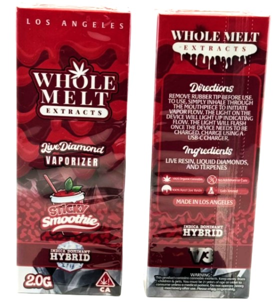 sticky smoothie whole melts disposable – hybrid sticky smoothie whole melts disposable – hybrid