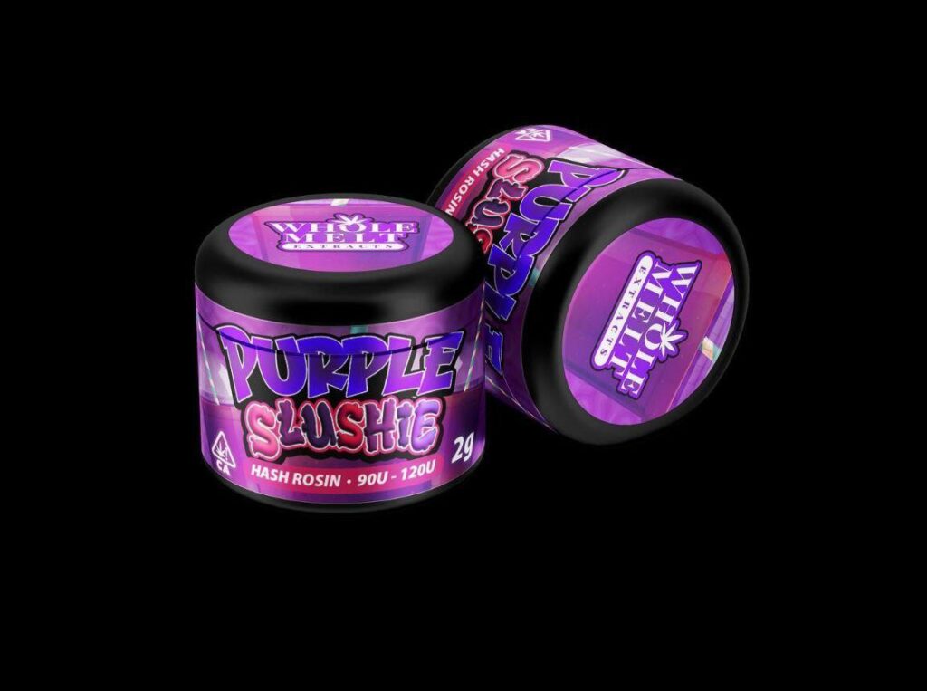 whole melt extracts purple slushie | hash rosin