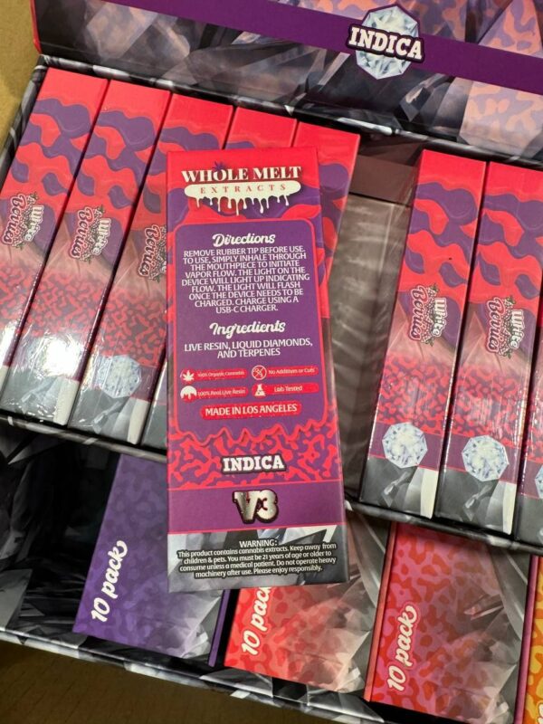 white berries whole melts disposable – indica white berries whole melts disposable – indica