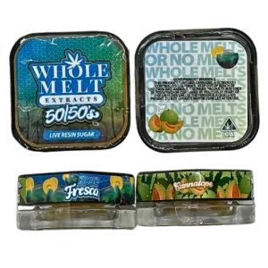 whole melt extracts 50/50’s live resin sugar “blue fresca” & “cannalope”