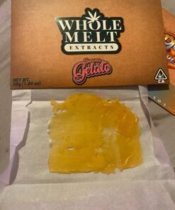 whole melt extracts banana gelato | shatter slabs