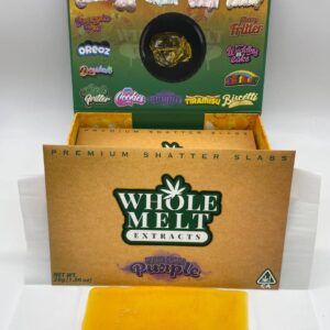 whole melt extracts grand daddy purple | shatter slabs