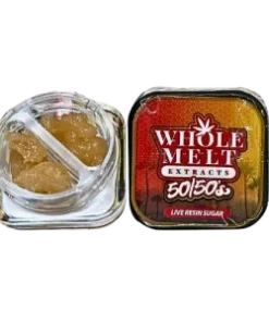 whole melt extracts 50/50’s live resin sugar “lemon cherry haze” & “razzle berry”