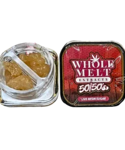whole melt extracts 50/50’s live resin sugar “sweet diesel #13” & “tangelo”