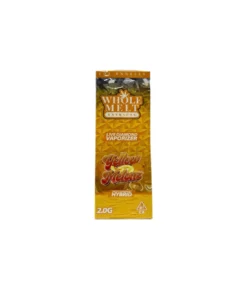yellow melonz whole melts disposable – hybrid