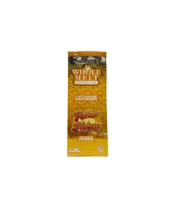 yellow melonz whole melts disposable – hybrid