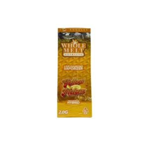 yellow melonz whole melts disposable – hybrid