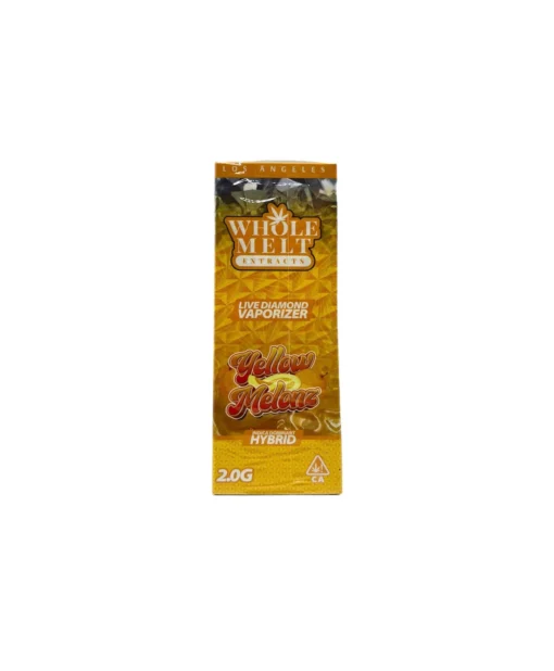 yellow melonz whole melts disposable – hybrid