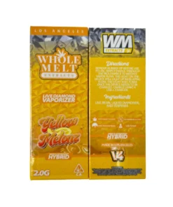 yellow melonz whole melts disposable – hybrid